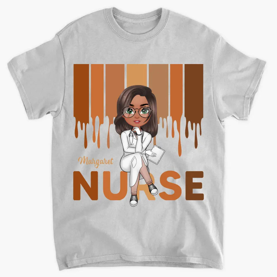 Personalized Custom T-shirt - Nurse's Day, Appreciation Gift For Nurse - Love Nurse Life V2