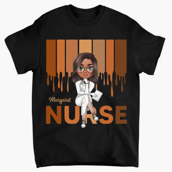 Personalized Custom T-shirt - Nurse's Day, Appreciation Gift For Nurse - Love Nurse Life V2