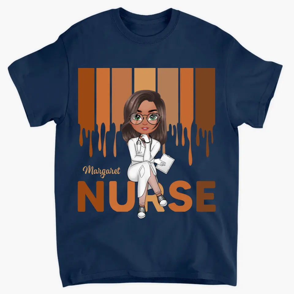 Personalized Custom T-shirt - Nurse's Day, Appreciation Gift For Nurse - Love Nurse Life V2