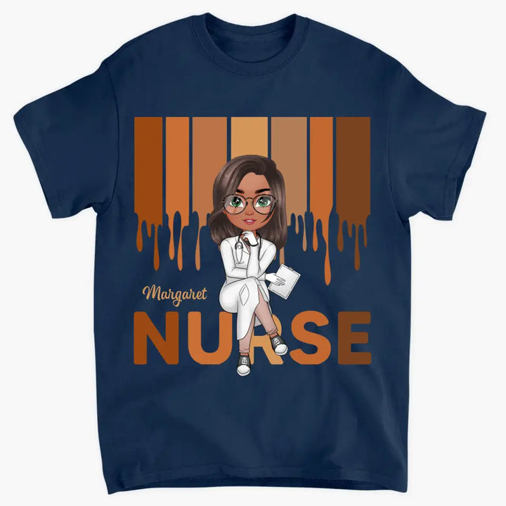 Personalized Custom T-shirt - Nurse's Day, Appreciation Gift For Nurse - Love Nurse Life V2