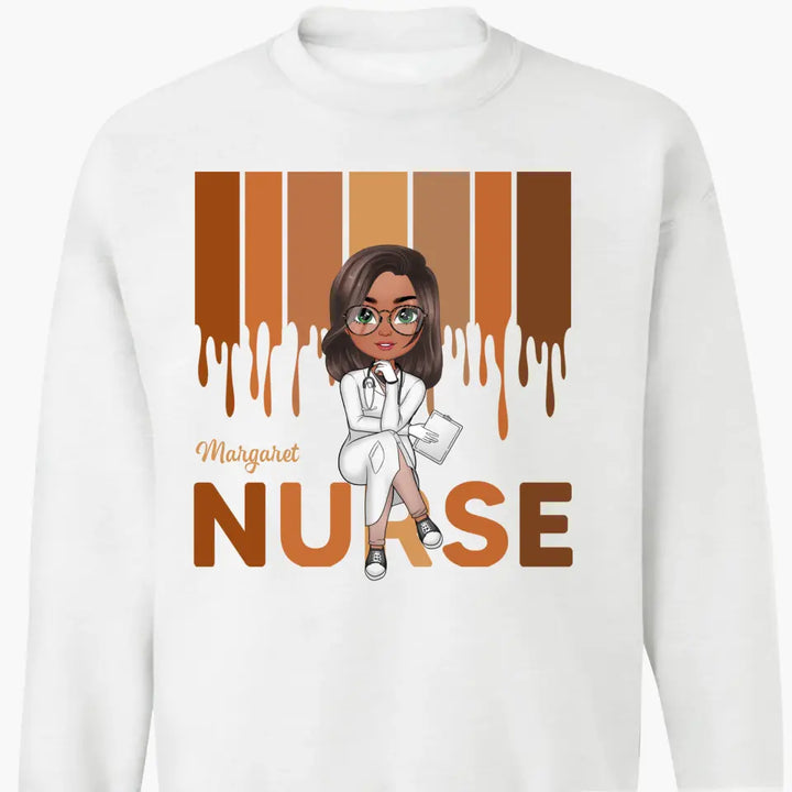 Personalized Custom T-shirt - Nurse's Day, Appreciation Gift For Nurse - Love Nurse Life V2