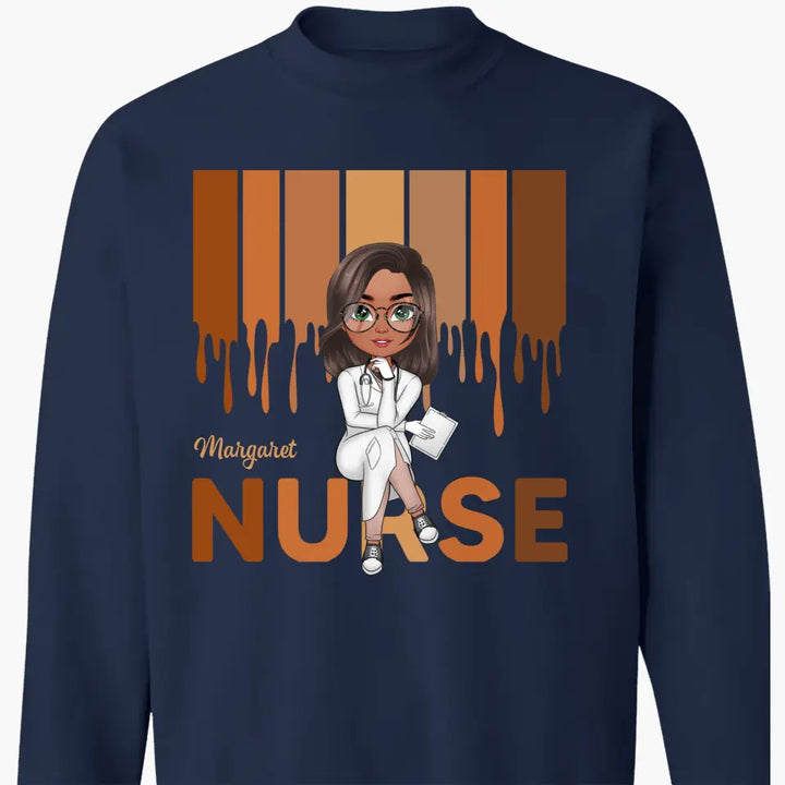 Personalized Custom T-shirt - Nurse's Day, Appreciation Gift For Nurse - Love Nurse Life V2