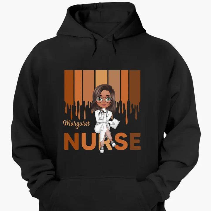 Personalized Custom T-shirt - Nurse's Day, Appreciation Gift For Nurse - Love Nurse Life V2