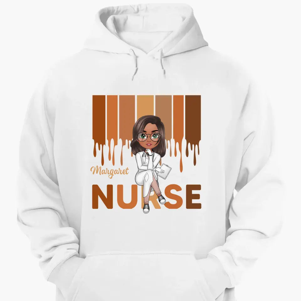 Personalized Custom T-shirt - Nurse's Day, Appreciation Gift For Nurse - Love Nurse Life V2