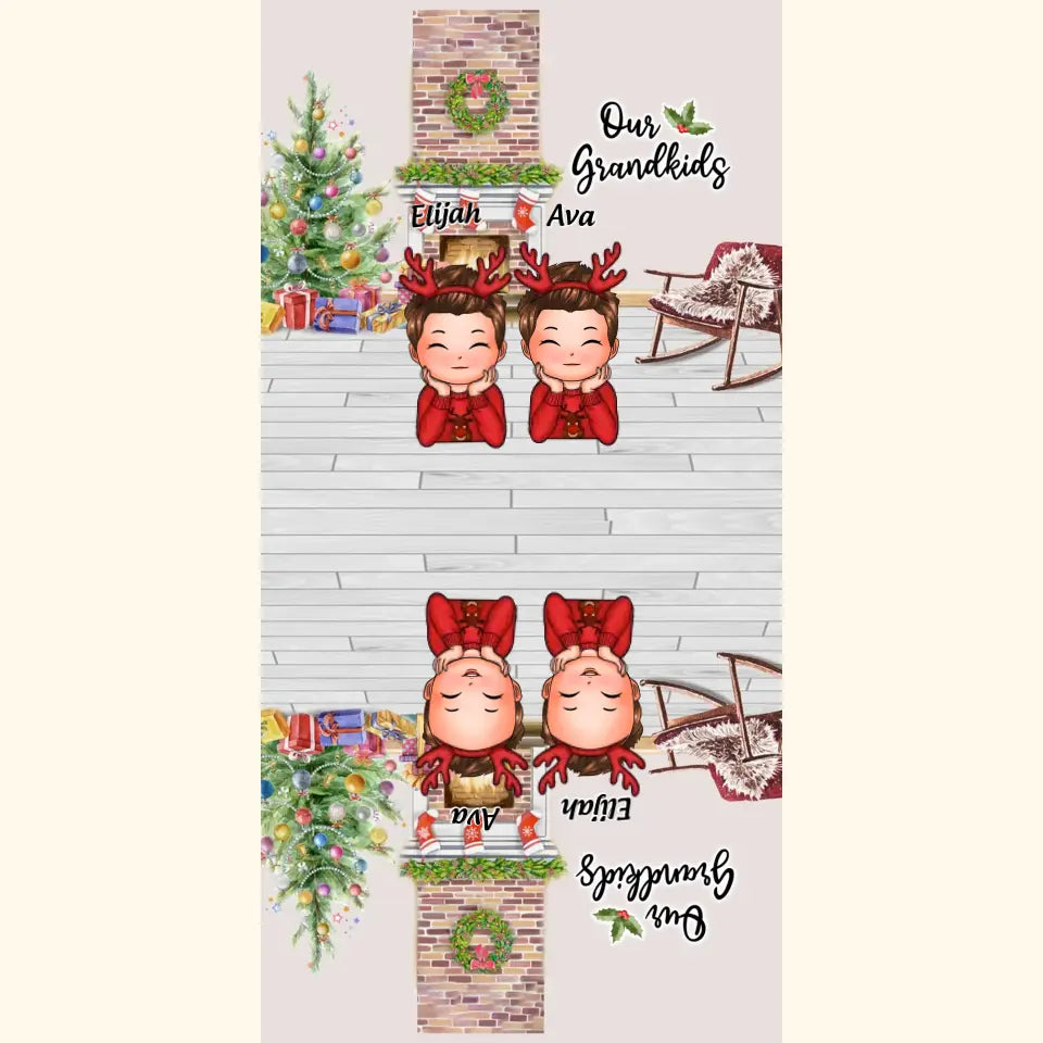 Our Grandkids - Personalized Custom Aluminium Ornament - Christmas Gift For Family Members