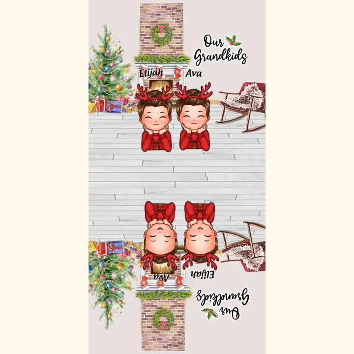 Our Grandkids - Personalized Custom Aluminium Ornament - Christmas Gift For Family Members