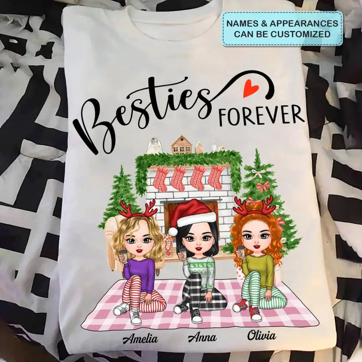 There's No Greater Gift Than Friendship - Personalized Custom T-shirt - Christmas Gift For Friends, Besties