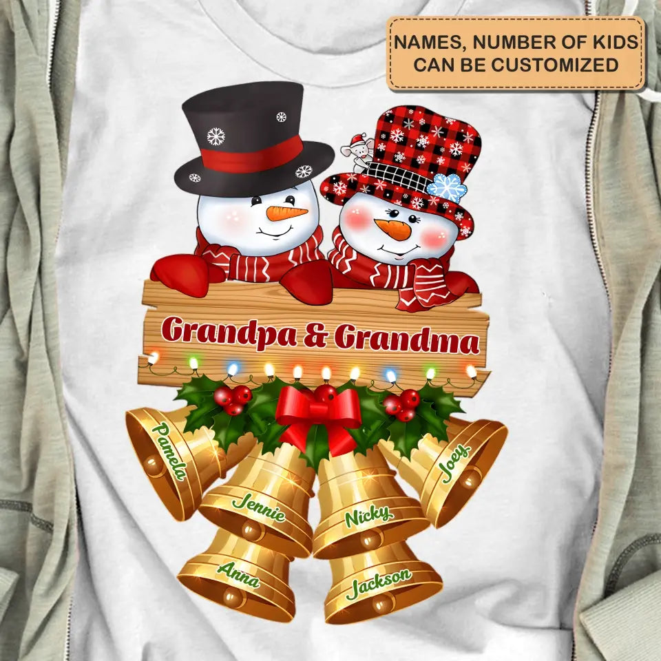 Christmas Bells - Personalized Custom T-shirt - Christmas Gift For Family Members