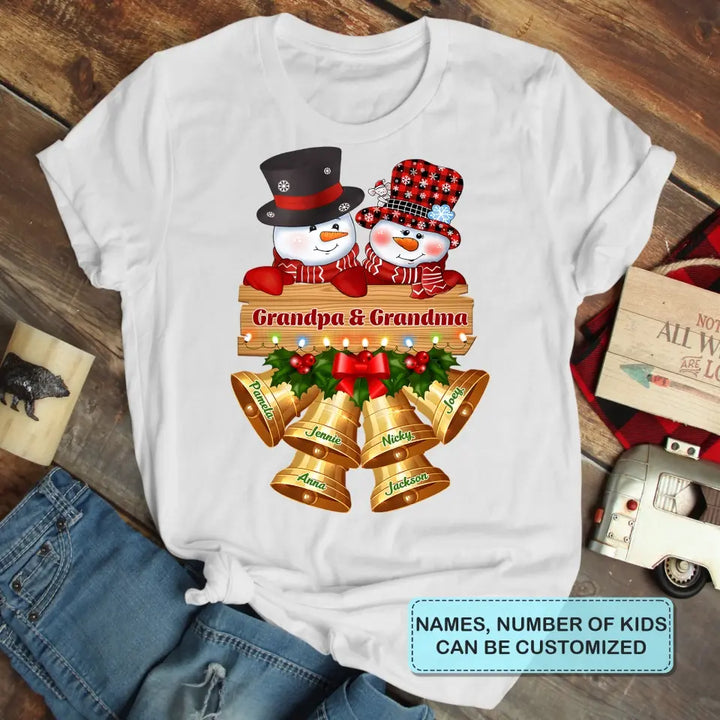 Christmas Bells - Personalized Custom T-shirt - Christmas Gift For Family Members