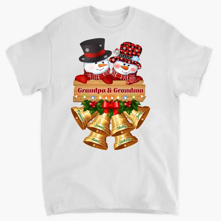 Christmas Bells - Personalized Custom T-shirt - Christmas Gift For Family Members