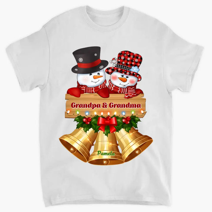 Christmas Bells - Personalized Custom T-shirt - Christmas Gift For Family Members