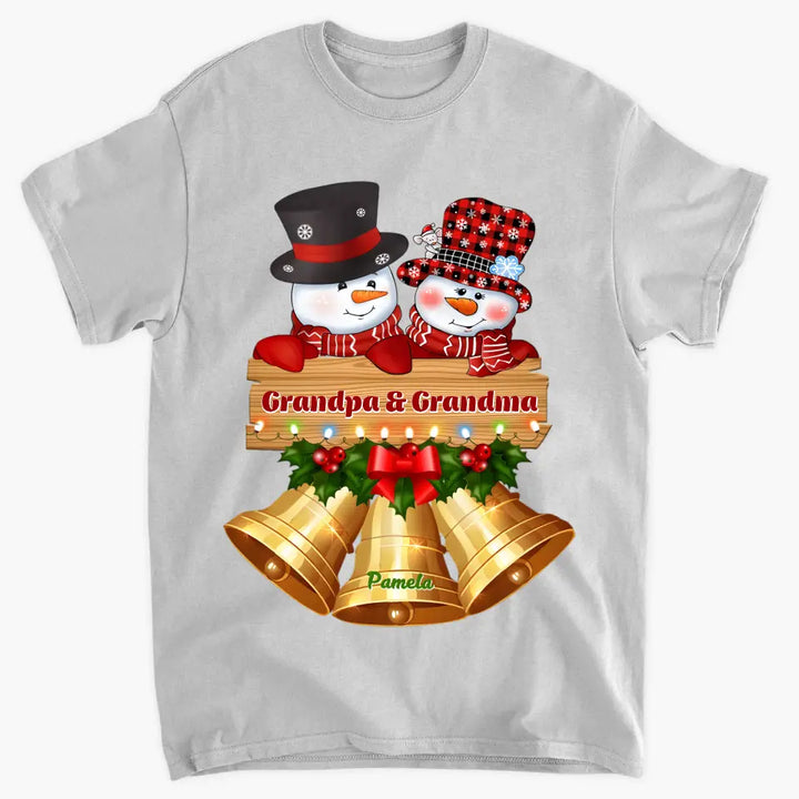 Christmas Bells - Personalized Custom T-shirt - Christmas Gift For Family Members