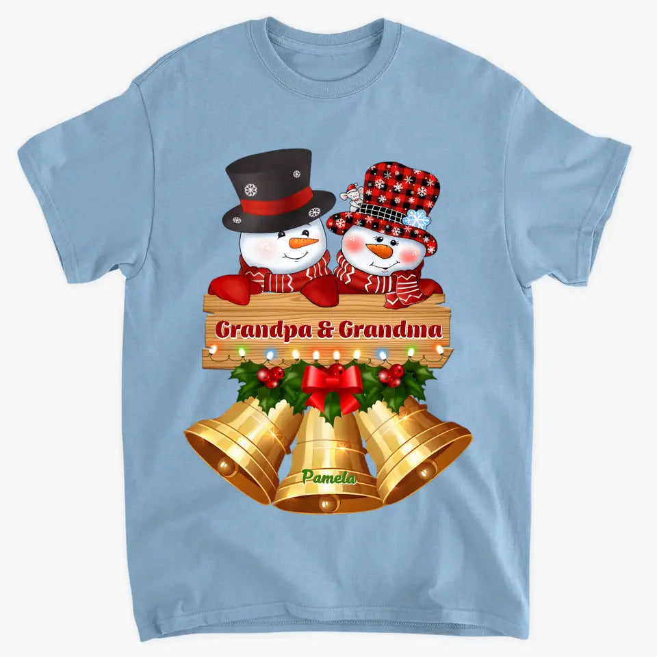 Christmas Bells - Personalized Custom T-shirt - Christmas Gift For Family Members