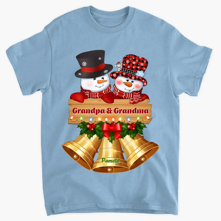 Christmas Bells - Personalized Custom T-shirt - Christmas Gift For Family Members