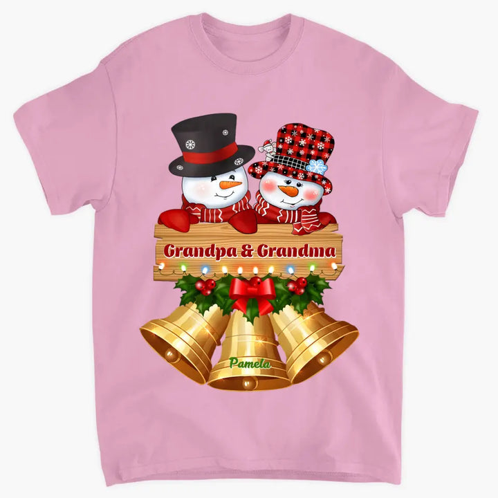Christmas Bells - Personalized Custom T-shirt - Christmas Gift For Family Members
