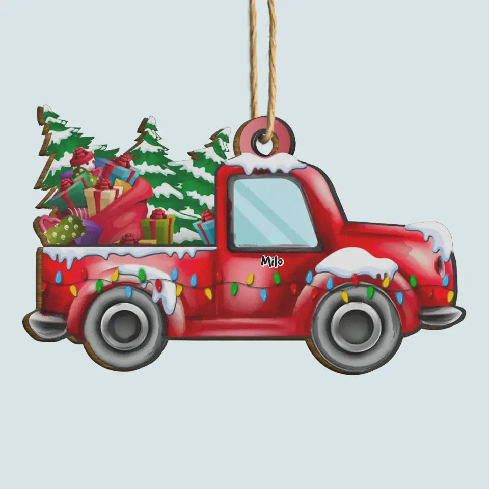 It's The Most Wonderful Time Of The Year - Personalized Custom Wood Ornament - Christmas Dog Funny - Gift For Dog Mom, Dog Dad, Cat Mom, Cat Dad