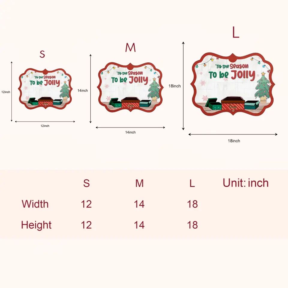 Tis The Season To Be Jolly - Personalized Custom Door Sign - Christmas Cat Funny - Gift For Cat Mom, Cat Dad, Dog Mom, Dog Dad