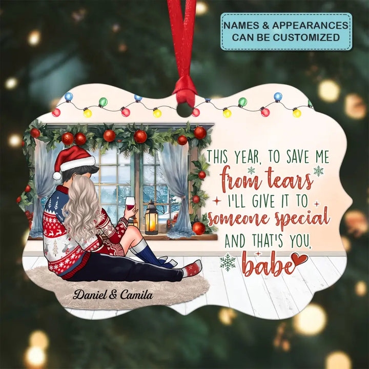I'll Give It To Someone Special - Personalized Custom Aluminium Ornament - Christmas Gift For Couple, Husband, Wife