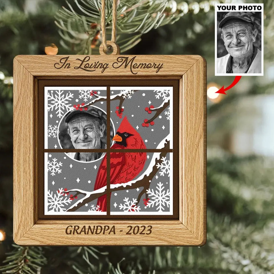 I Am Always With You - Personalized Custom Wood Ornament - Christmas, Memorial Gift For Family Members