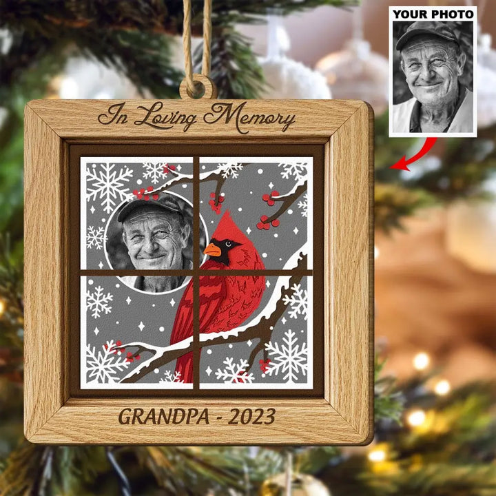 I Am Always With You - Personalized Custom Wood Ornament - Christmas, Memorial Gift For Family Members