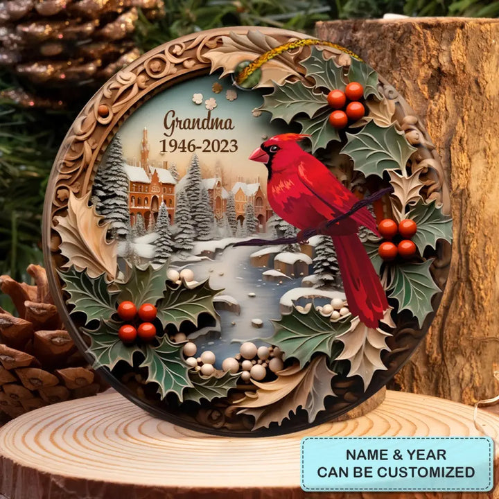 I Am Always With You - Personalized Custom Ceramic Ornament - Christmas, Memorial Gift For Family Members