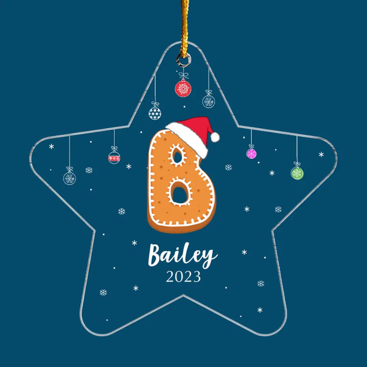 Special Letter For You - Personalized Custom Mica Ornament - Gift For Family, Family Members