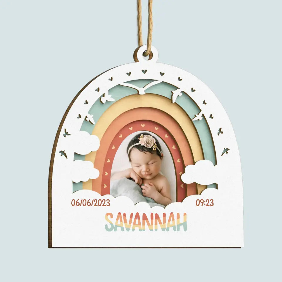I Love You My Baby - Personalized Custom Wood Ornament - Christmas Gift For Family Members, Family