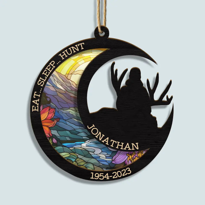 Hunting Ornament - Personalized Custom Suncatcher Layer Mix Ornament