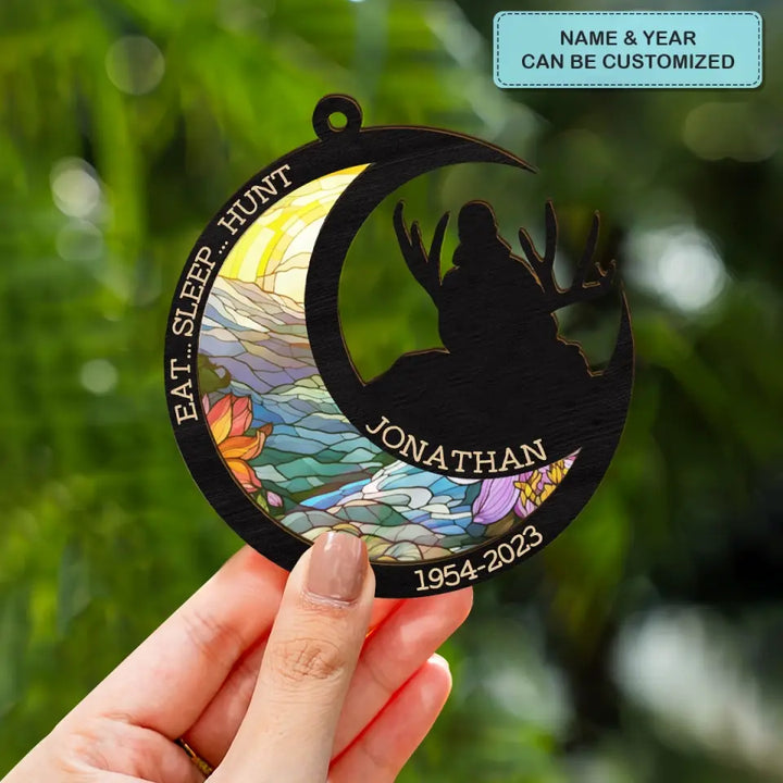 Hunting Ornament - Personalized Custom Suncatcher Layer Mix Ornament