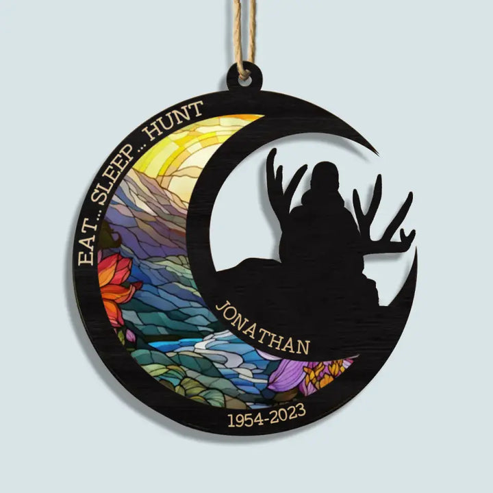 Hunting Ornament - Personalized Custom Suncatcher Layer Mix Ornament