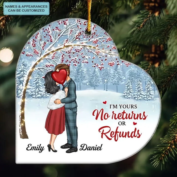 I Am Yours - Personalized Custom Mica Ornament - Christmas Gift For Couple, Wife, Husband, Boyfriends, Girlfriends