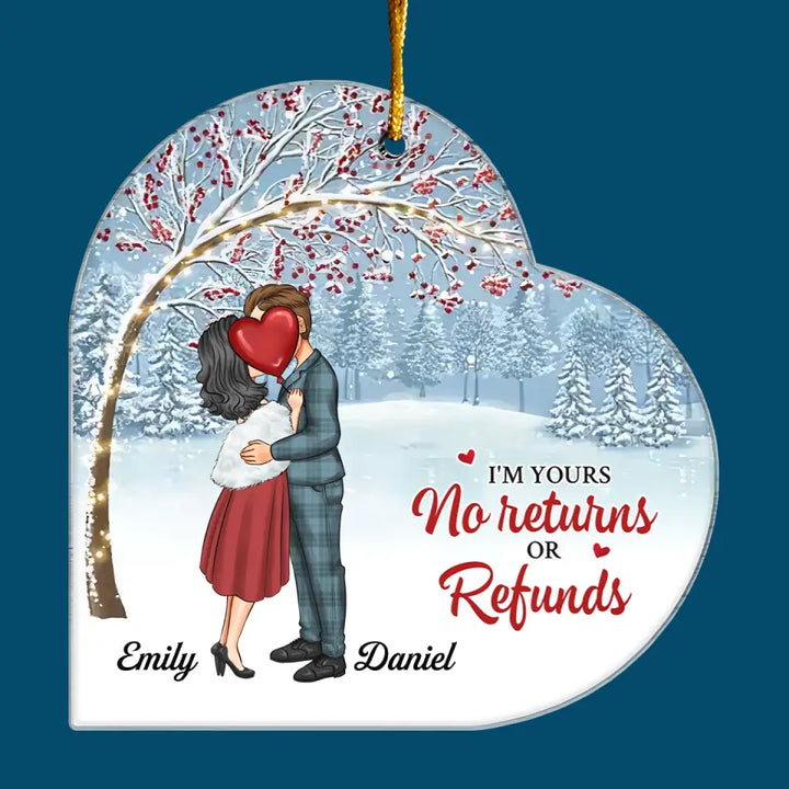 I Am Yours - Personalized Custom Mica Ornament - Christmas Gift For Couple, Wife, Husband, Boyfriends, Girlfriends