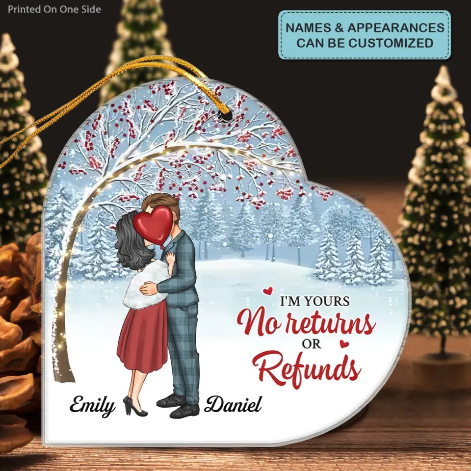 I Am Yours - Personalized Custom Mica Ornament - Christmas Gift For Couple, Wife, Husband, Boyfriends, Girlfriends