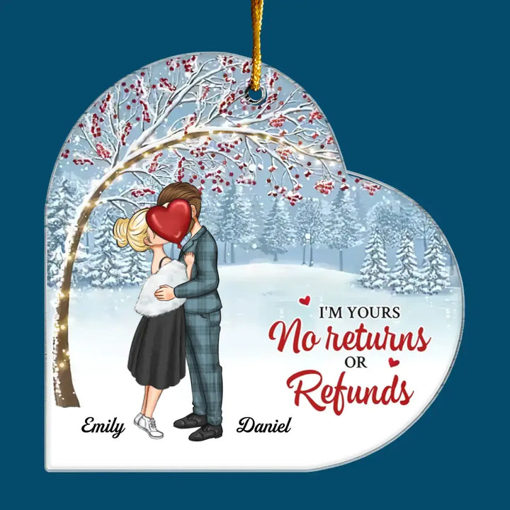 I Am Yours - Personalized Custom Mica Ornament - Christmas Gift For Couple, Wife, Husband, Boyfriends, Girlfriends