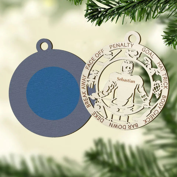 I Love Sport - Personalized Custom Layer Wood Ornament - Gift For Sport Lover