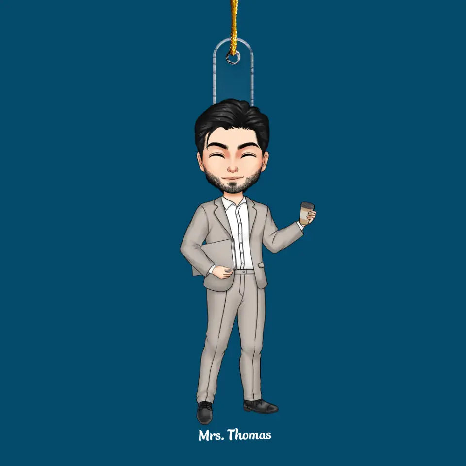 Best Teacher Ever V2 - Personalized Custom Mica Ornament - Christmas Gift For Teacher CLA0HD003