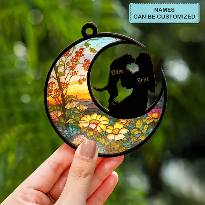 Lost The Dog Memorial - Personalized Custom Suncatcher Layer Mix Ornament