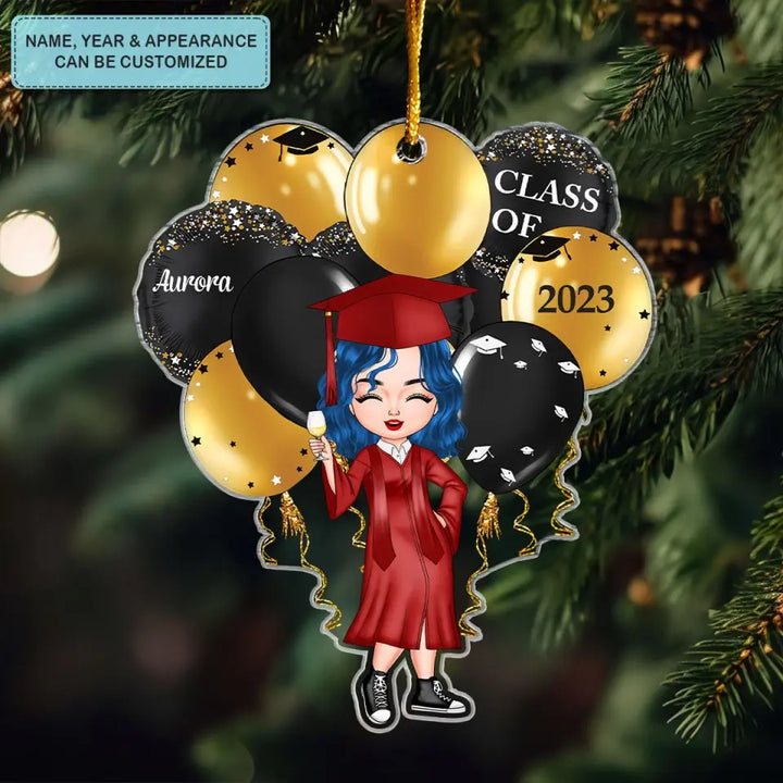 I Graduated - Personalized Custom Mica Ornament - Graduation Gift For Family Members, Friends CLA0HT001