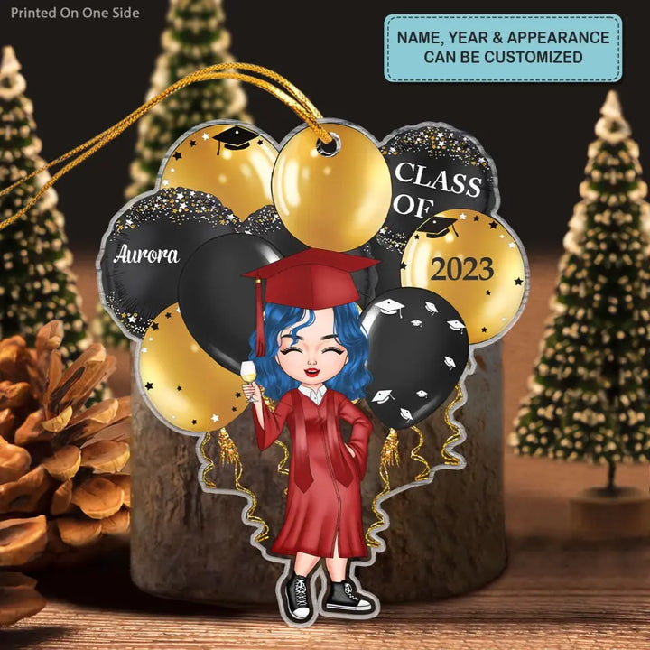 I Graduated - Personalized Custom Mica Ornament - Graduation Gift For Family Members, Friends CLA0HT001