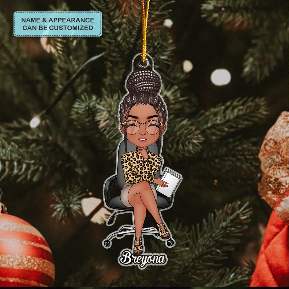 Merry Christmas Colleagues - Personalized Custom Mica Ornament - Christmas Gift For Colleagues, Office Staff CLA0HD002