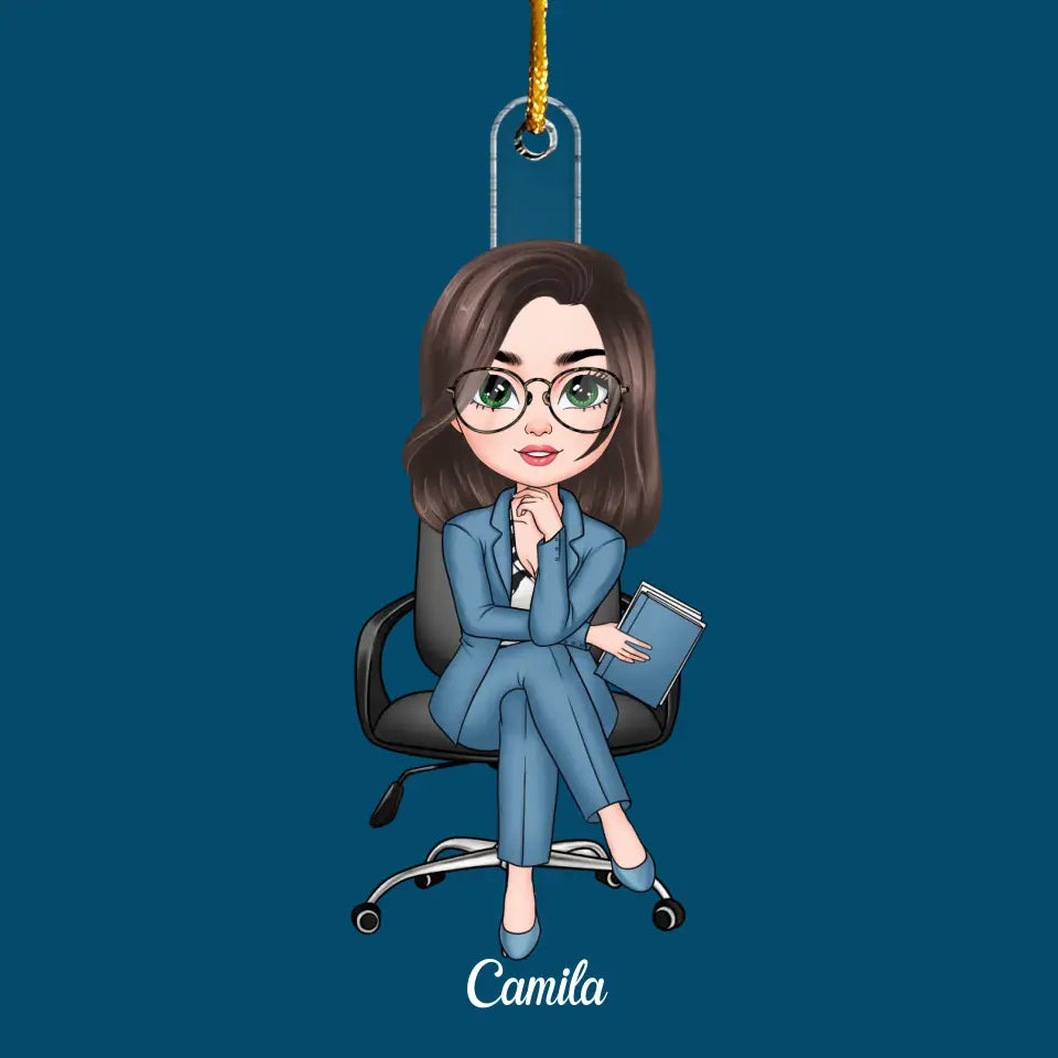 Merry Christmas Colleagues - Personalized Custom Mica Ornament - Christmas Gift For Colleagues, Office Staff CLA0HD002