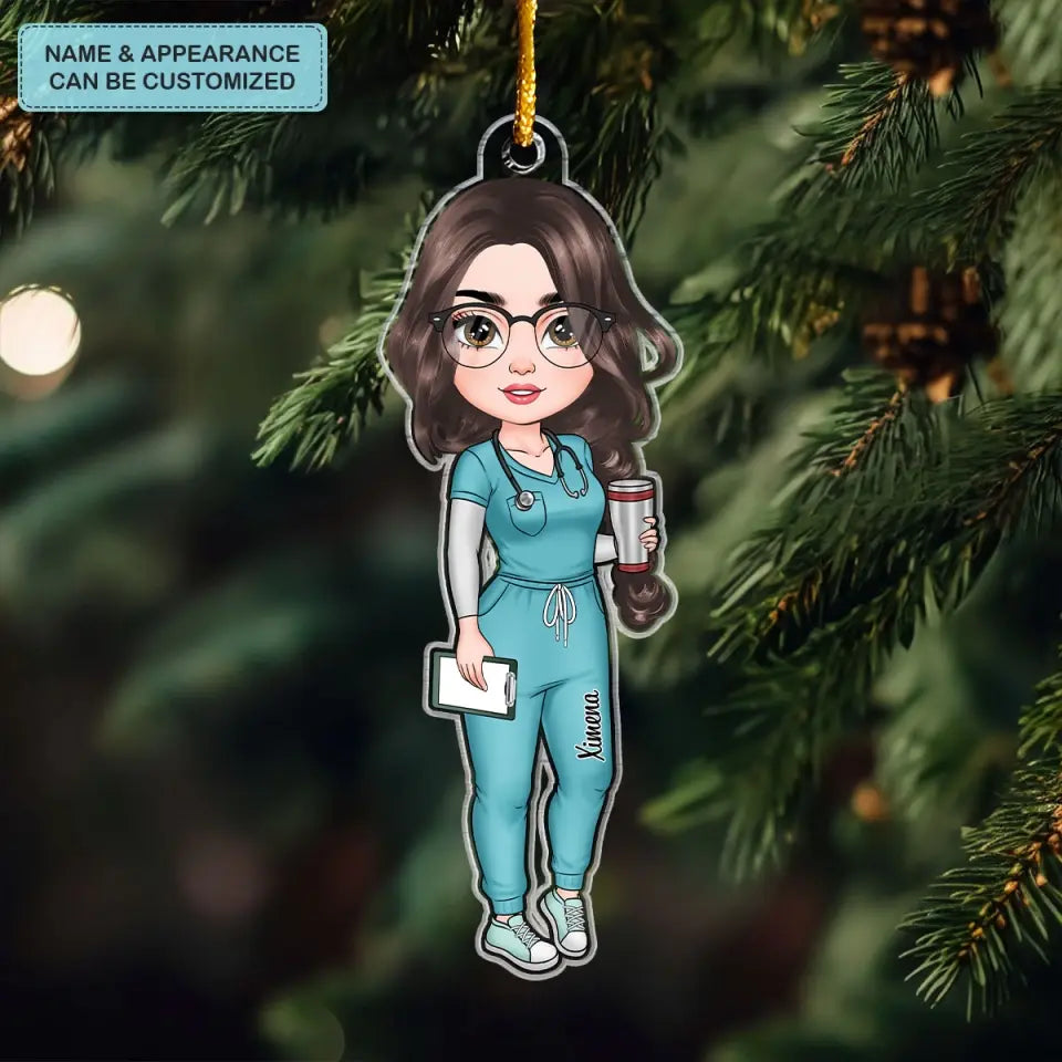 Nurse Life - Personalized Custom Mica Ornament - Christmas Gift For  Nurse CLA0HD006