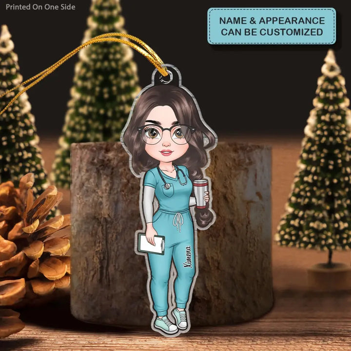 Nurse Life - Personalized Custom Mica Ornament - Christmas Gift For  Nurse CLA0HD006