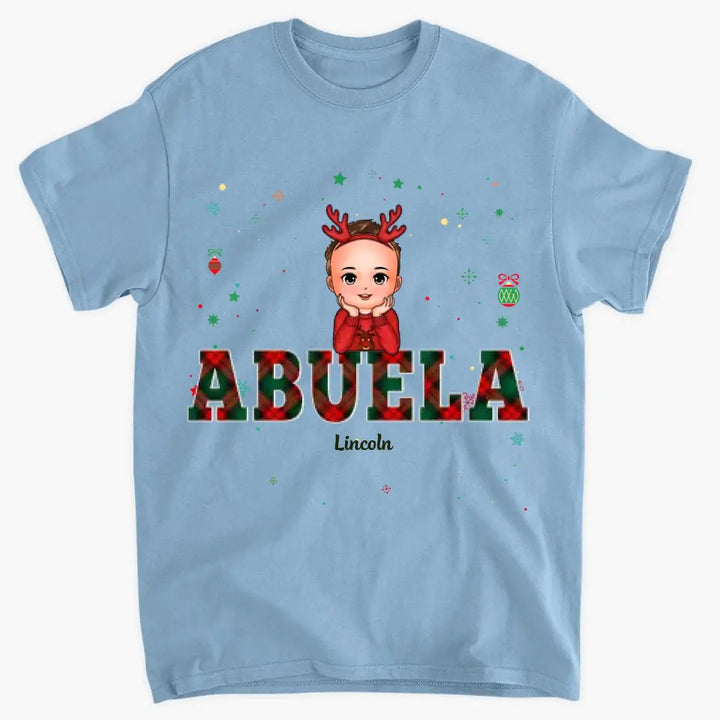 Grandma Christmas - Personalized Custom T-shirt - Christmas Gift For Grandma, Family Members