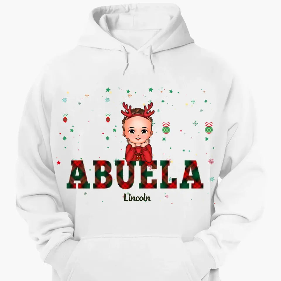 Grandma Christmas - Personalized Custom T-shirt - Christmas Gift For Grandma, Family Members