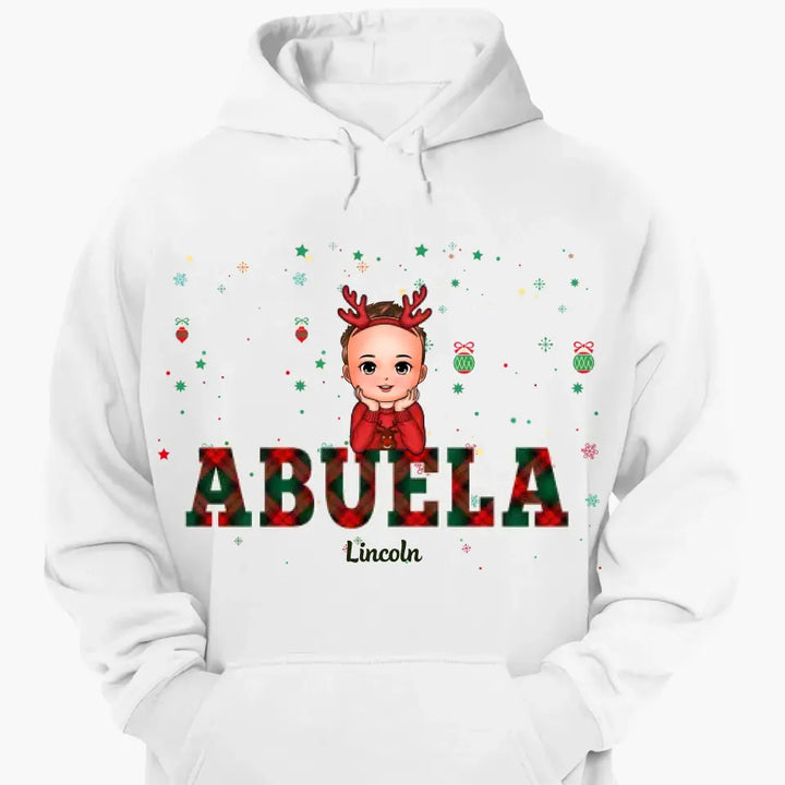 Grandma Christmas - Personalized Custom T-shirt - Christmas Gift For Grandma, Family Members