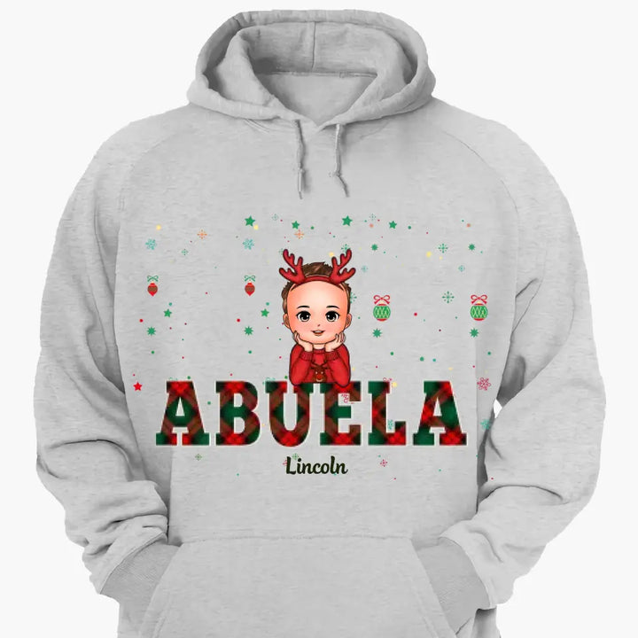 Grandma Christmas - Personalized Custom T-shirt - Christmas Gift For Grandma, Family Members