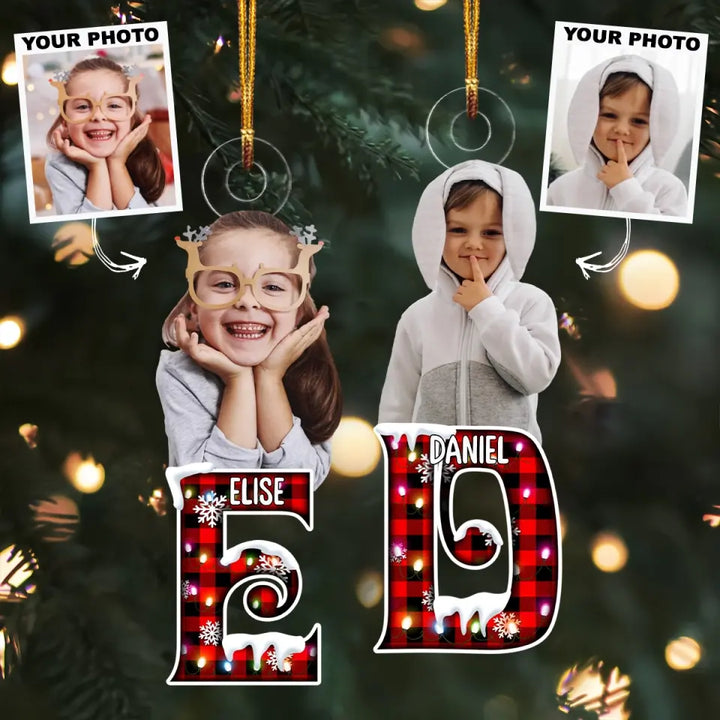 Christmas Kid - Personalized Custom Photo Mica Ornament - Christmas Gift For Kid, Family Members AGCPD051