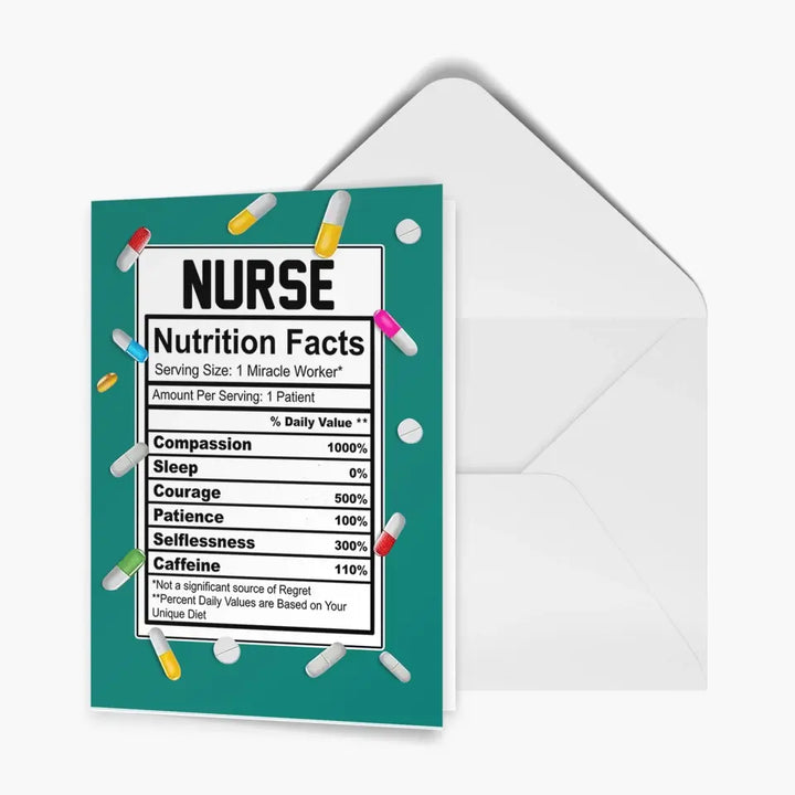 Pretty Doll Nurse Life - Personalized Custom Greeting Card - Nurse's Day, Appreciation Gift For Nurse