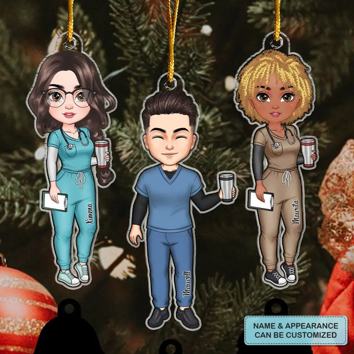 Nurse Life - Personalized Custom Mica Ornament - Christmas Gift For  Nurse CLA0HD006
